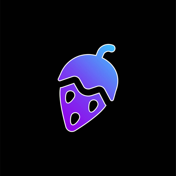 Acorn modrá ikona přechodu - Vektor, obrázek