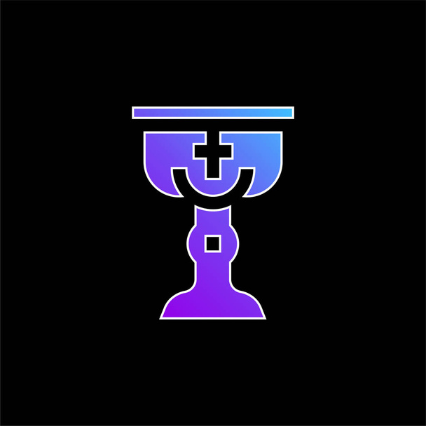 Vektorová ikona Křest modrého přechodu - Vektor, obrázek