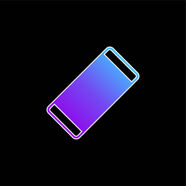 Band Aid icône vectorielle dégradé bleu - Vecteur, image