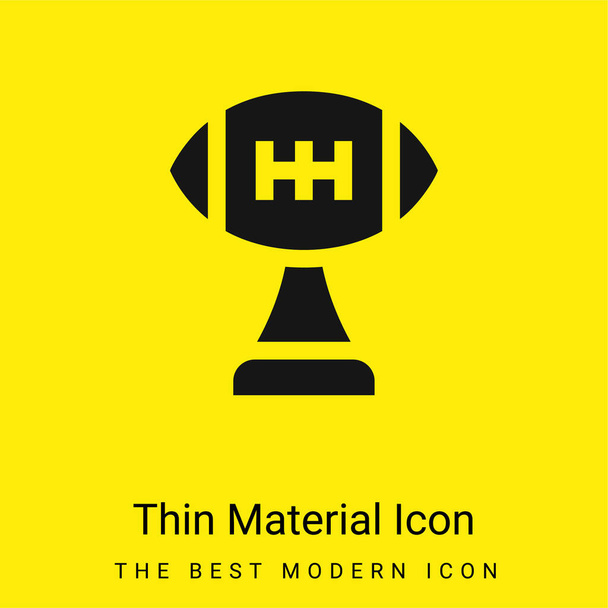 Auszeichnung minimales leuchtend gelbes Materialsymbol - Vektor, Bild