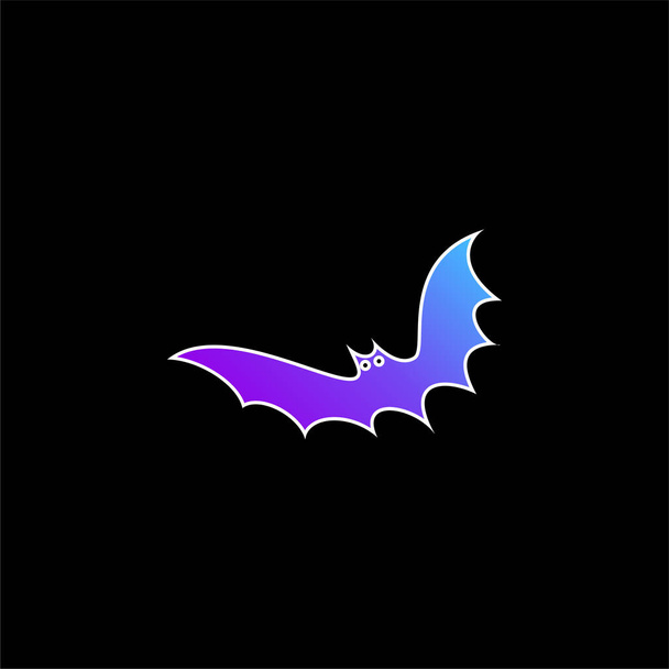 Bat modrý přechod ikona - Vektor, obrázek