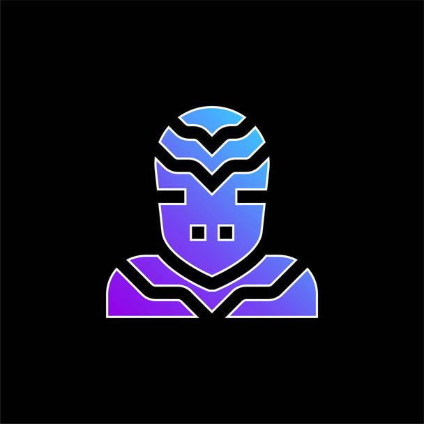 Vektorová ikona Alien blue gradient - Vektor, obrázek