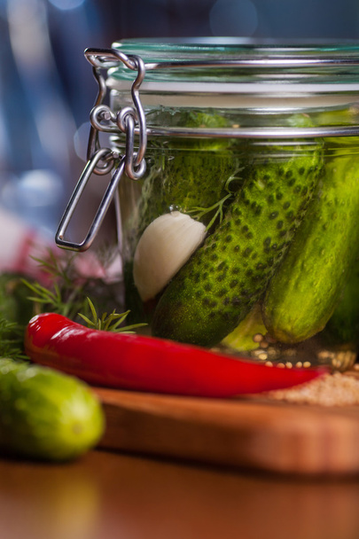 Pickled cucumbers - Photo, Image