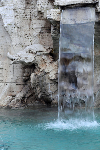 Yksityiskohta suihkulähde Four Rivers
  - Valokuva, kuva