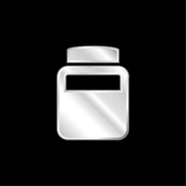 Бутылка с позолоченной иконой химических элементов - Вектор,изображение