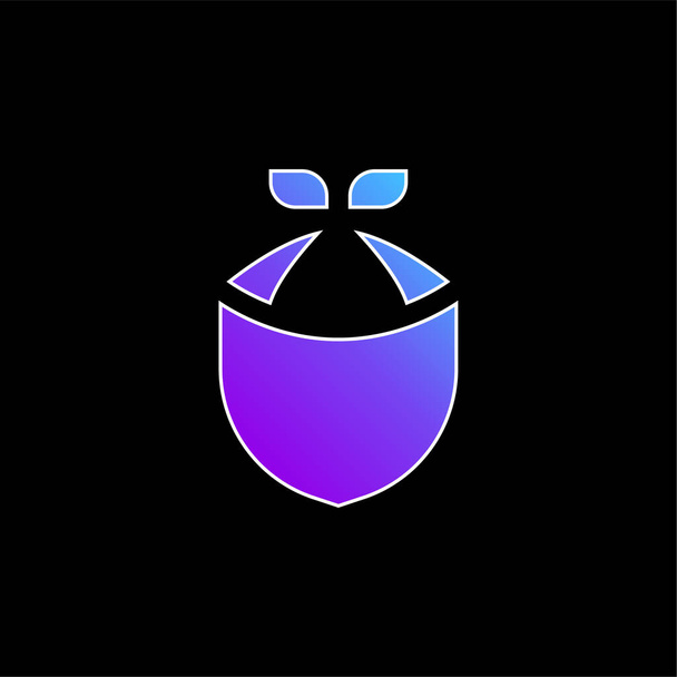 Bandana modrá ikona přechodu - Vektor, obrázek