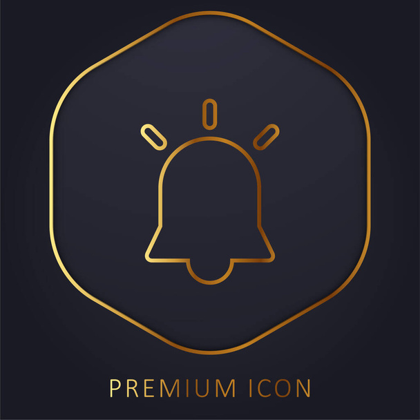 Logo nebo ikona prémie alarmu - Vektor, obrázek