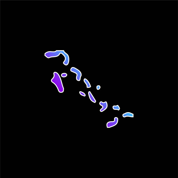 Εικόνα διανύσματος μπλε βαθμίδας Μπαχαμών - Διάνυσμα, εικόνα