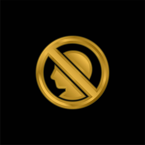 Bloqueado oro plateado icono metálico o logo vector - Vector, Imagen