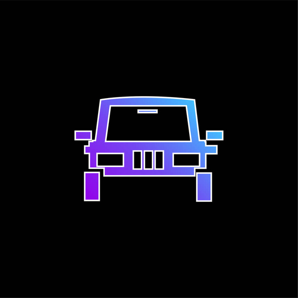 Всі Террейн Машина синій градієнт Векторні значки
 - Вектор, зображення