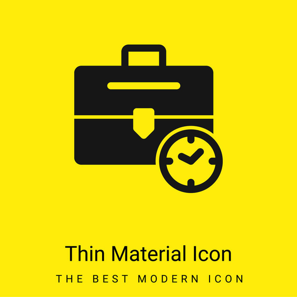 Символ минимального ярко-желтого материала - Вектор,изображение