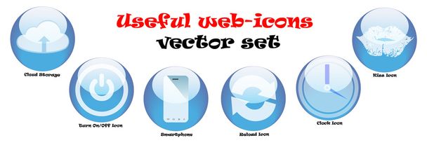 Conjunto de iconos web
 - Vector, Imagen