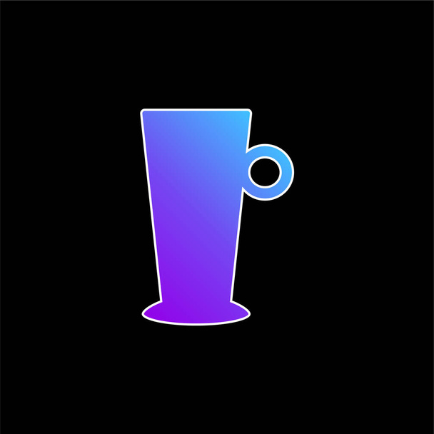 Big Cup modrý přechod ikona - Vektor, obrázek