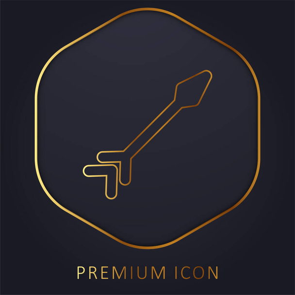 Логотип или иконка золотой арки - Вектор,изображение