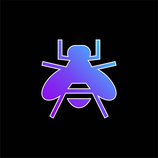 Icona vettoriale gradiente blu api - Vettoriali, immagini