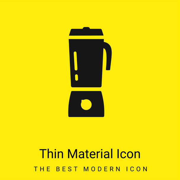 Big Juicer minimální jasně žlutý materiál ikona - Vektor, obrázek