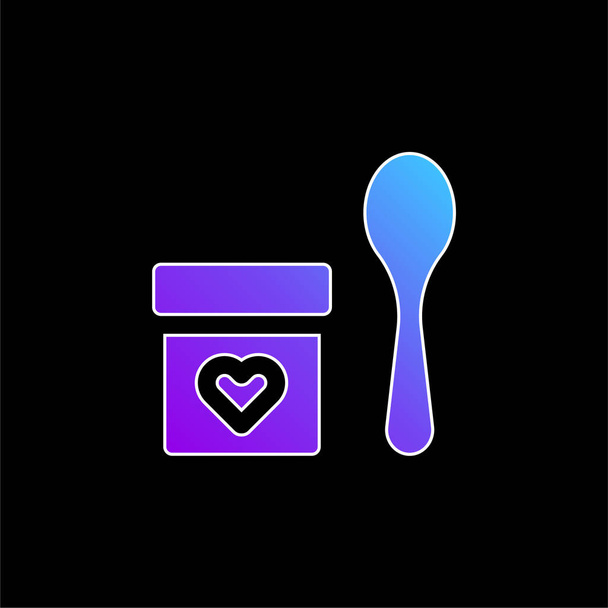 Baby Food modrý vektor přechodu ikona - Vektor, obrázek