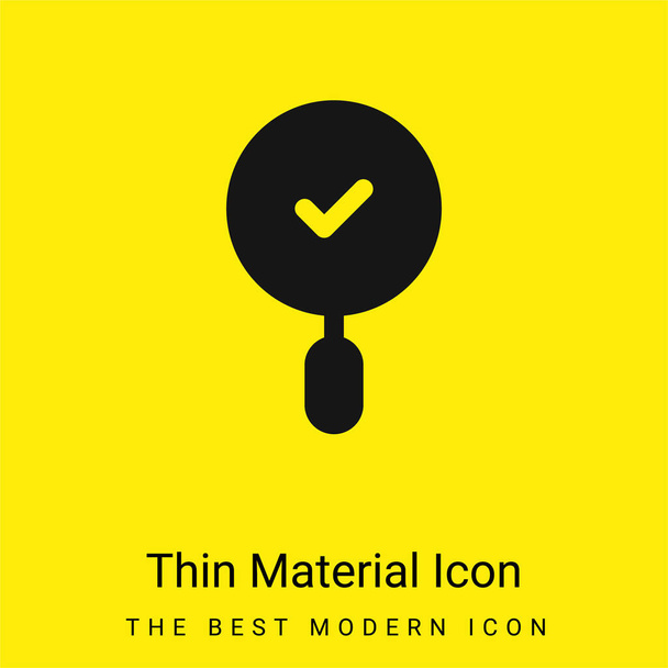 Árajánlat minimális világos sárga anyag ikon - Vektor, kép