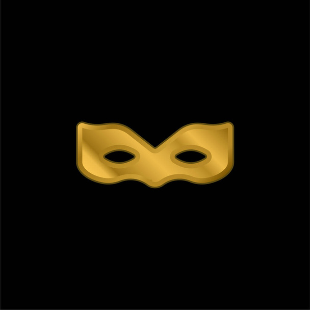 Анонімний золотий металевий значок або вектор логотипу
 - Вектор, зображення