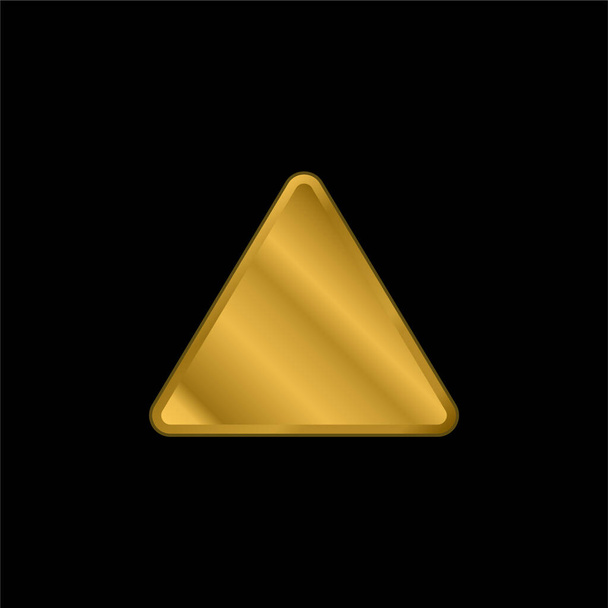 Λευκαντικό επίχρυσο μεταλλικό εικονίδιο ή λογότυπο διάνυσμα - Διάνυσμα, εικόνα