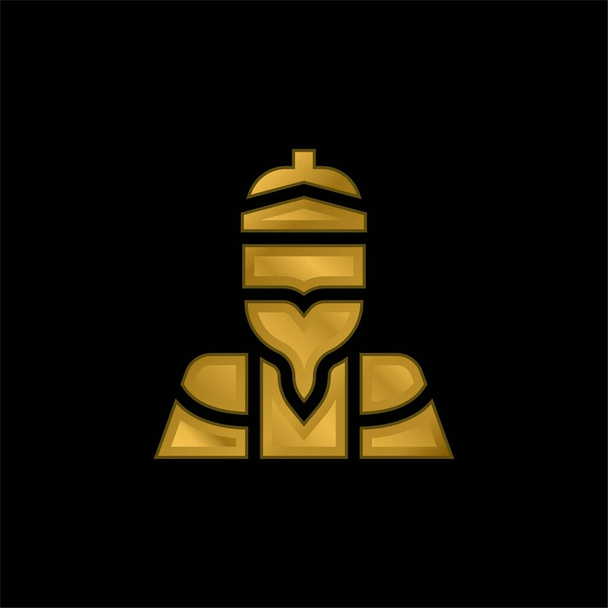 Balthazar vergoldetes metallisches Symbol oder Logo-Vektor - Vektor, Bild