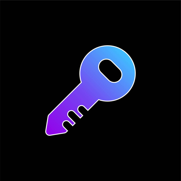 Vektorová ikona modrého přechodu klíče Administrator Key - Vektor, obrázek