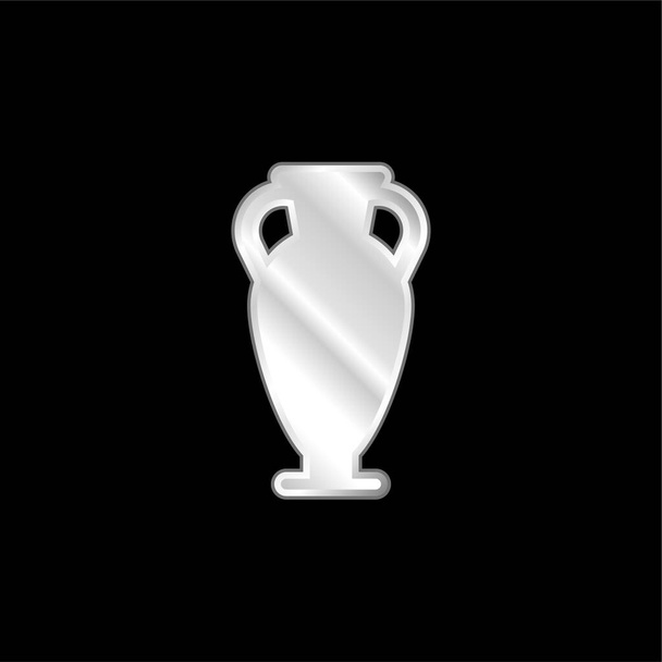 Амфора срібна металева ікона
 - Вектор, зображення