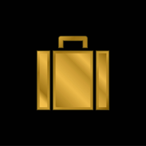 Коротка металева піктограма з золотим покриттям або вектор логотипу
 - Вектор, зображення