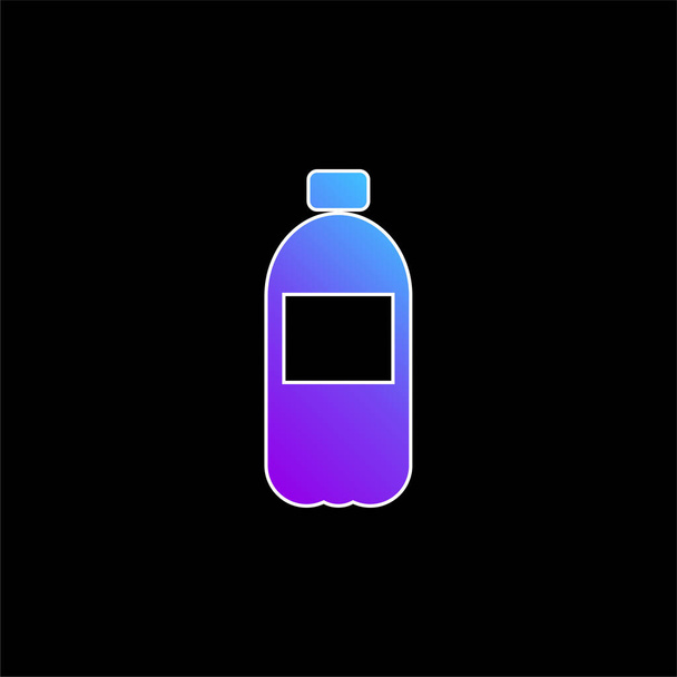 Icône vectorielle de dégradé bleu boisson - Vecteur, image