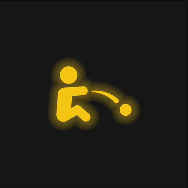 Жёлтая икона - Вектор,изображение
