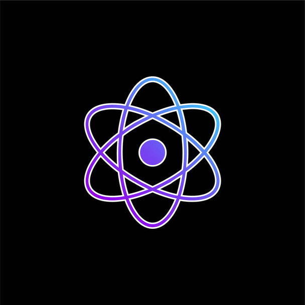 Atomblaues Gradienten-Vektor-Symbol - Vektor, Bild