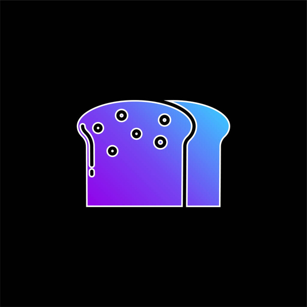 Ikona vektoru chlebové modři - Vektor, obrázek
