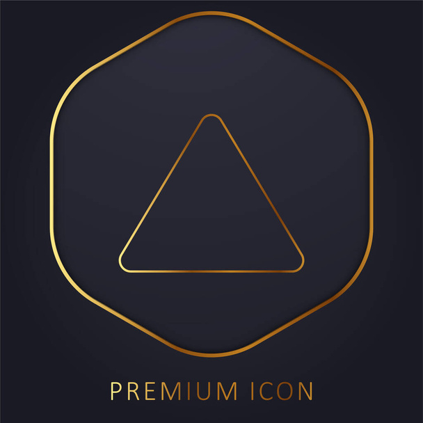 Bleekmiddel gouden lijn premium logo of pictogram - Vector, afbeelding