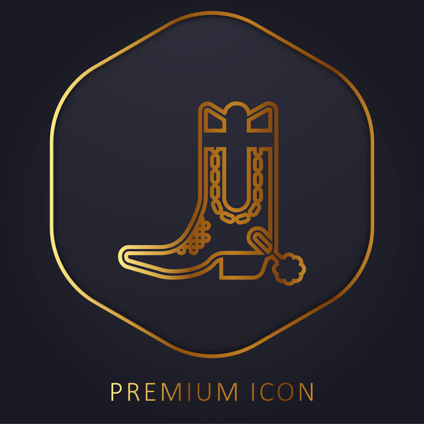 Завантажити логотип або піктограму преміум-класу золотої лінії
 - Вектор, зображення