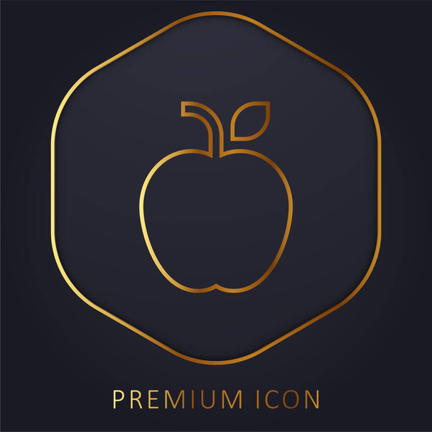 Elma hattı premium logosu veya simgesi - Vektör, Görsel