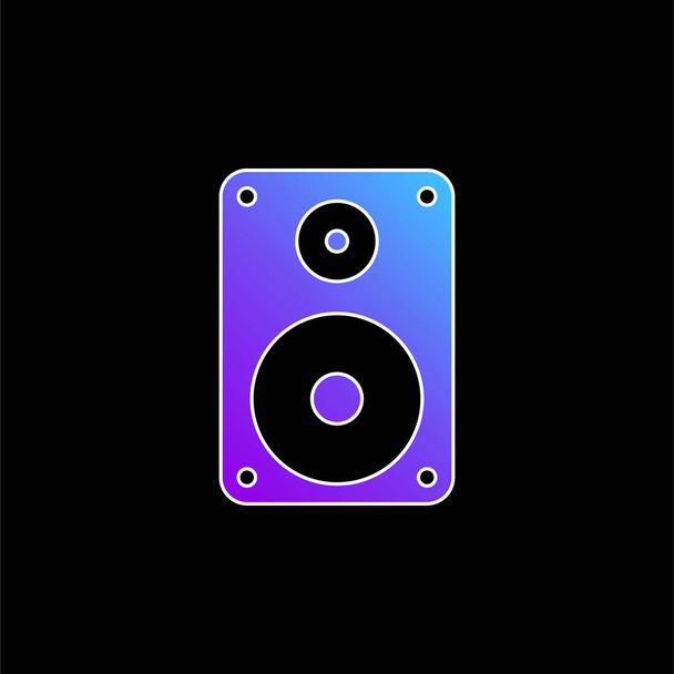 Big Speaker modrá ikona přechodu - Vektor, obrázek