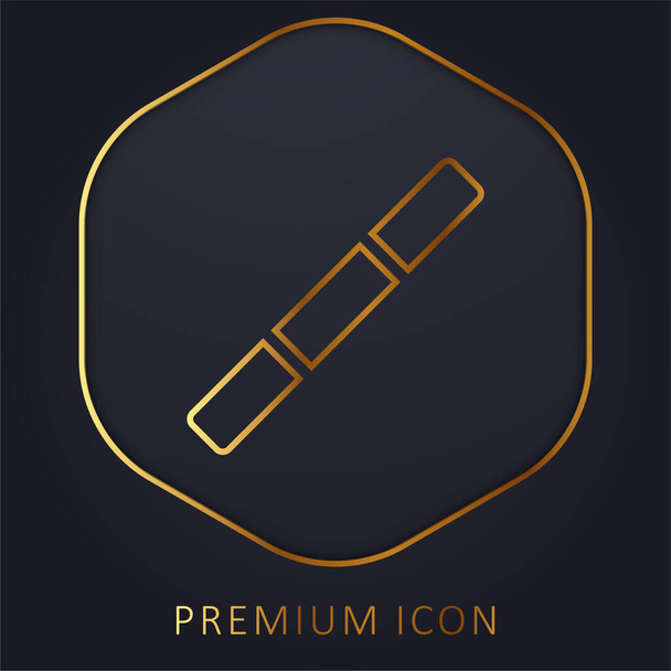 Bo goldene Linie Premium-Logo oder Symbol - Vektor, Bild