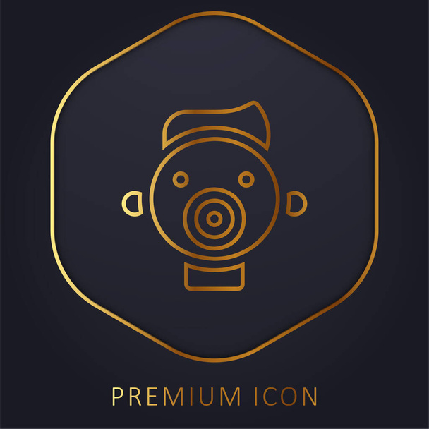 Baby goldene Linie Premium-Logo oder Symbol - Vektor, Bild