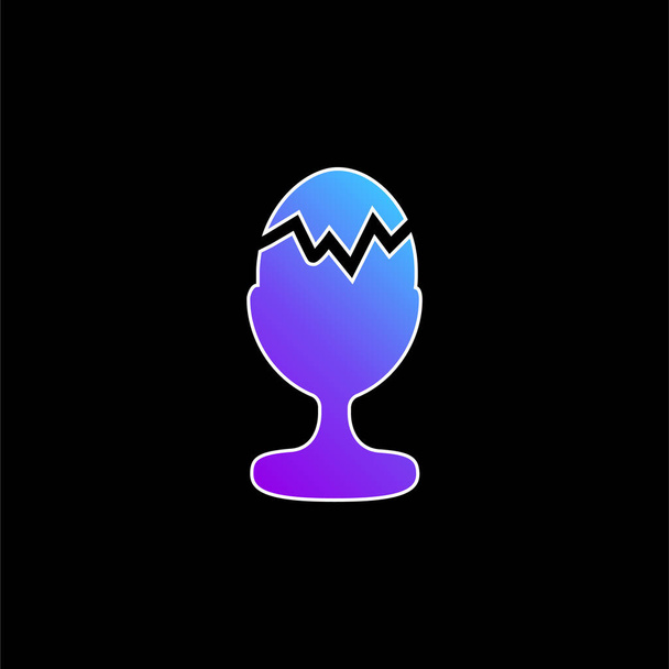 Vektorová ikona vařeného modrého přechodu - Vektor, obrázek