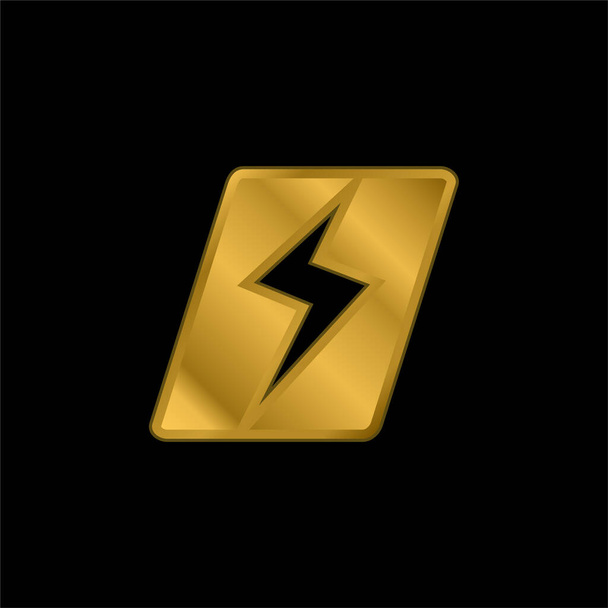 Appstorm banhado a ouro ícone metálico ou vetor logotipo - Vetor, Imagem