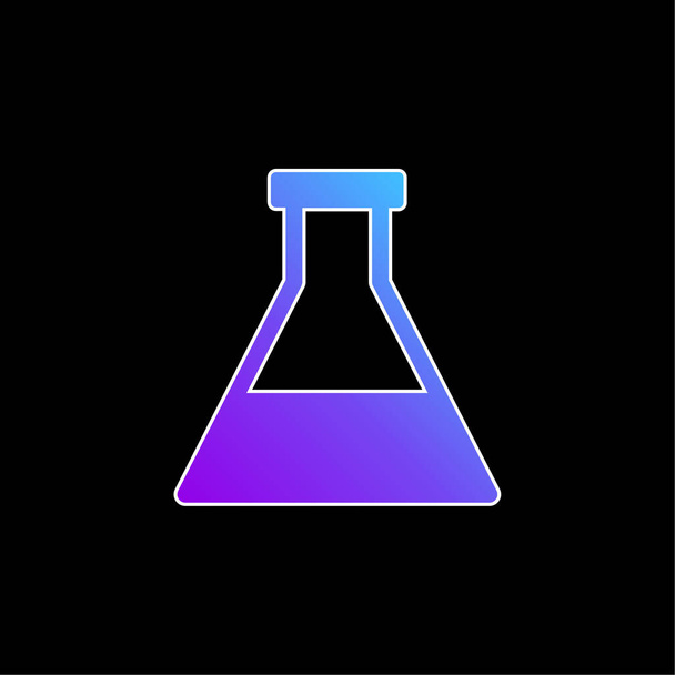 Fles met Liquid blue gradient vector icoon - Vector, afbeelding