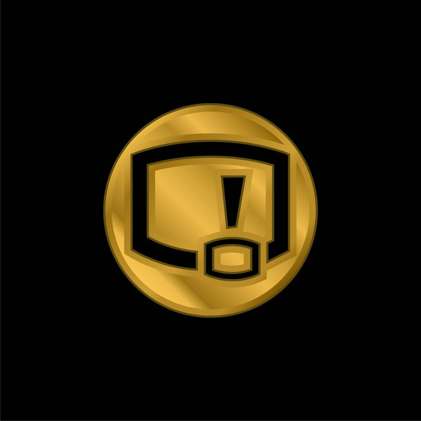 Bitacoras Symbol złocona metaliczna ikona lub wektor logo - Wektor, obraz