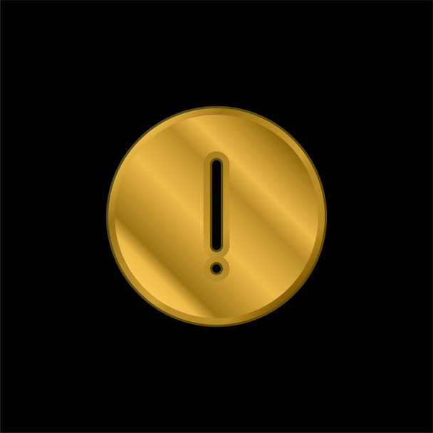 Asesorar a chapado en oro icono metálico o vector de logotipo - Vector, imagen
