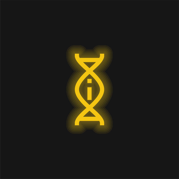 Прикрашати жовтий сяючий неоновий значок
 - Вектор, зображення