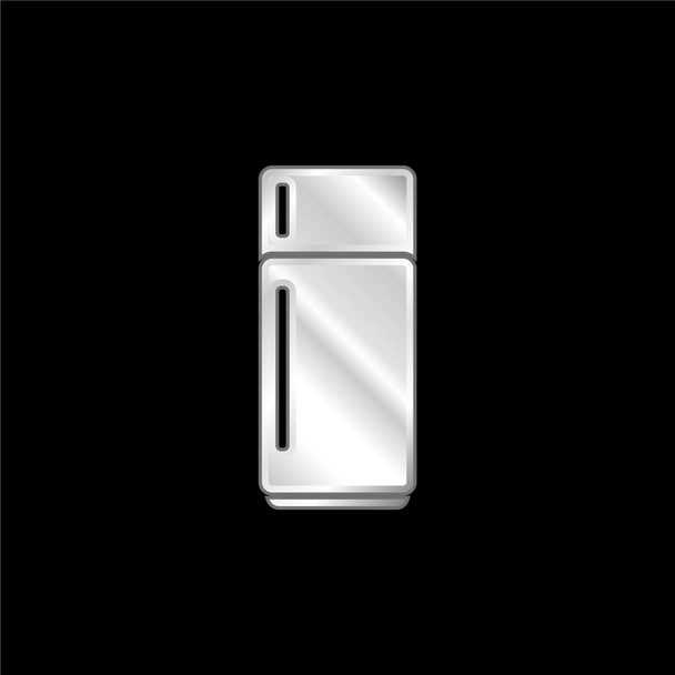 Velká lednice postříbřená kovová ikona - Vektor, obrázek