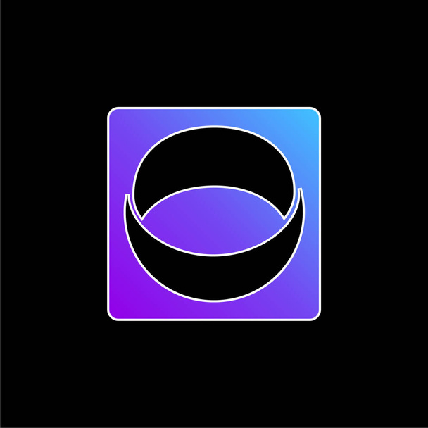Ashley Madison Social Logo icono de vector de gradiente azul - Vector, imagen