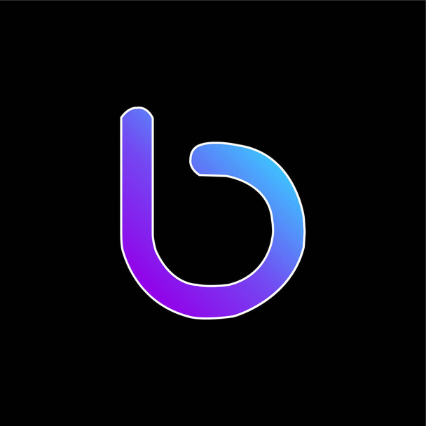 Bing Logotype mavi gradyan vektör simgesi - Vektör, Görsel