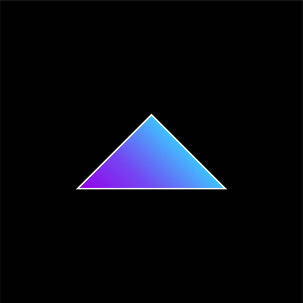 Flecha, Navegar, Cerrar icono de vector de gradiente azul - Vector, imagen