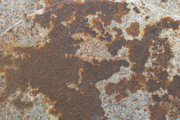 Textura de superfície metálica enferrujada - ferrugem e fundo metálico oxidado - Foto, Imagem