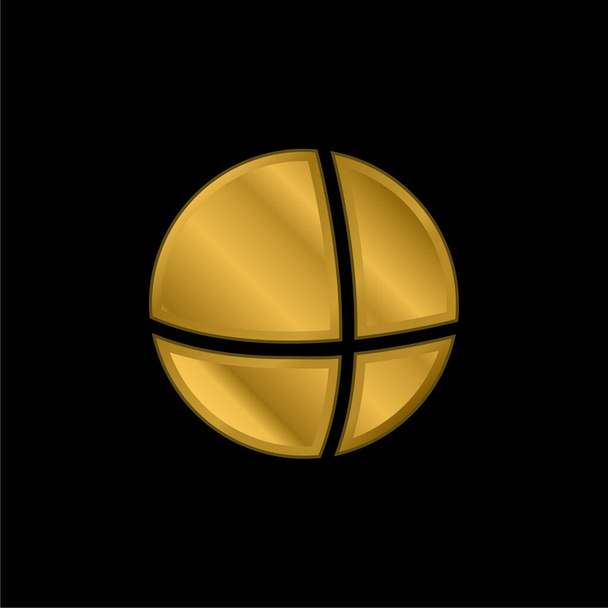 Hirdetések A World Logo aranyozott fém ikon vagy logó vektor - Vektor, kép